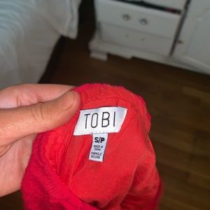 Tobi Other - Brand new Tobi romper red Tobi Other - Brand new Tobi romper red